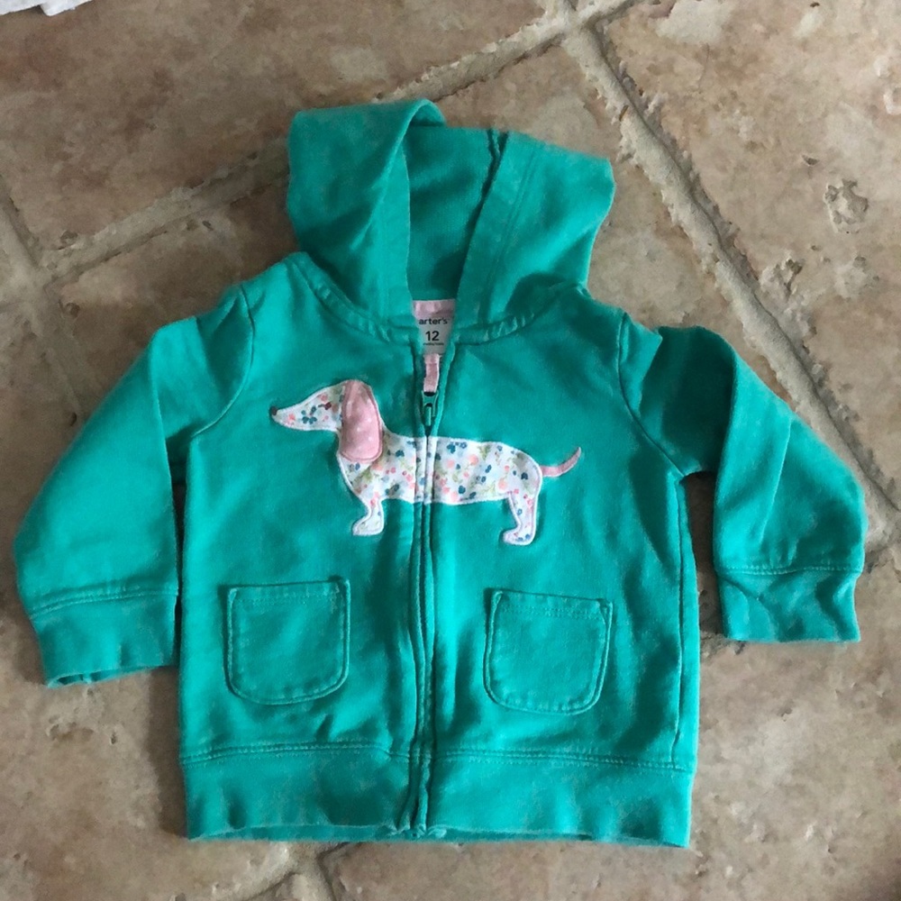 Hooded zip up jacket